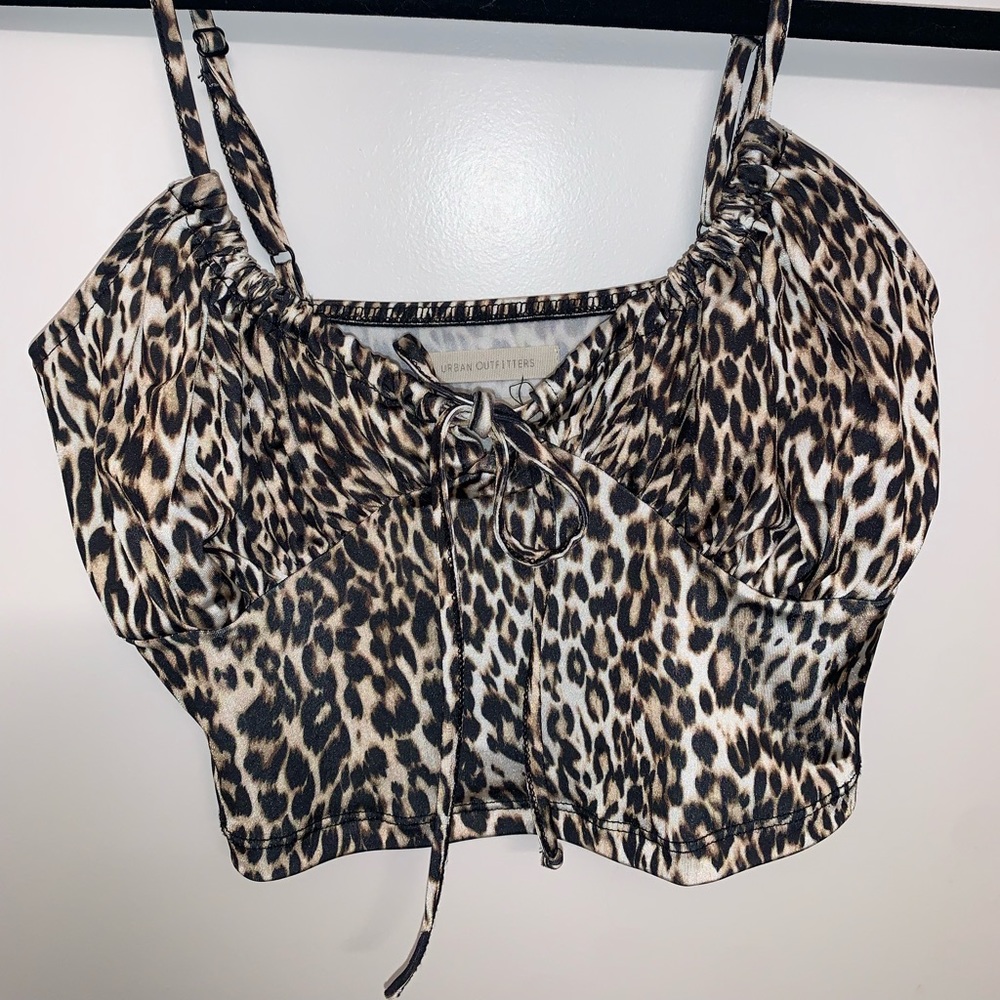 Urban Outfitters Drawstring Crop Tank